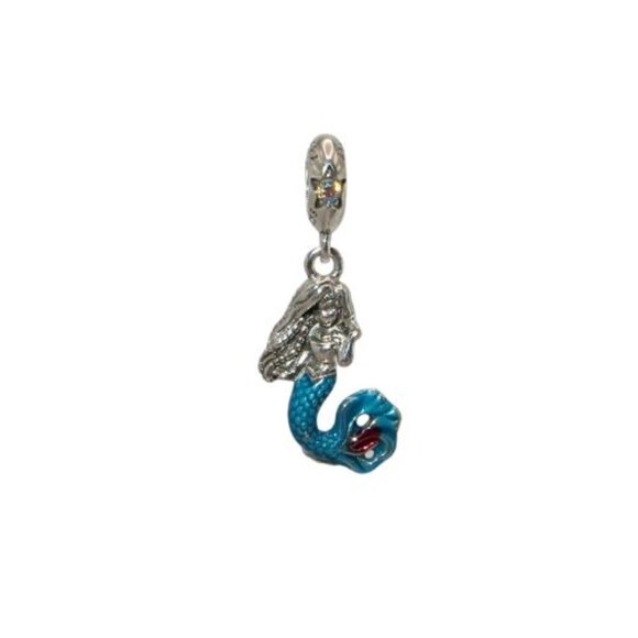 Pandora Disney Little Mermaid Ariel Enamel & SS .925 Charm 792695C01 - Picture 1 of 4